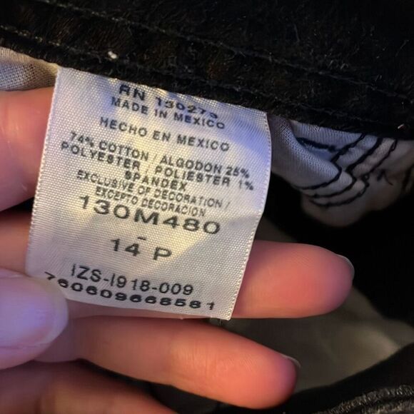 Riders by Lee Black Bootcut Jeans Women's Size 14 Petite - Picture 4 of 4